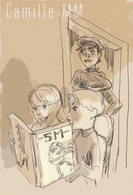 lesbiennes trio & partouzes voyeur Ces petites pestes m’ont encore piqué mon bréviaire