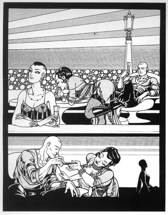 magnus sulla terrazza