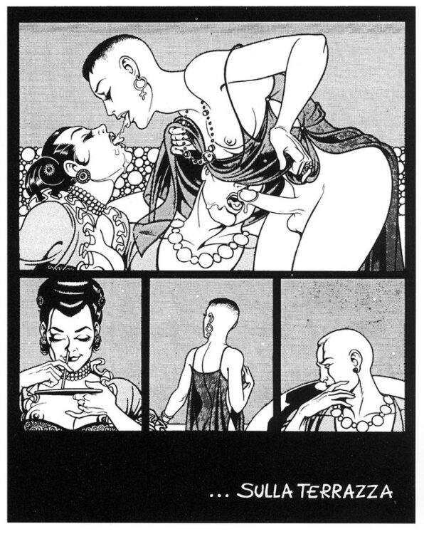 magnus sulla terrazza